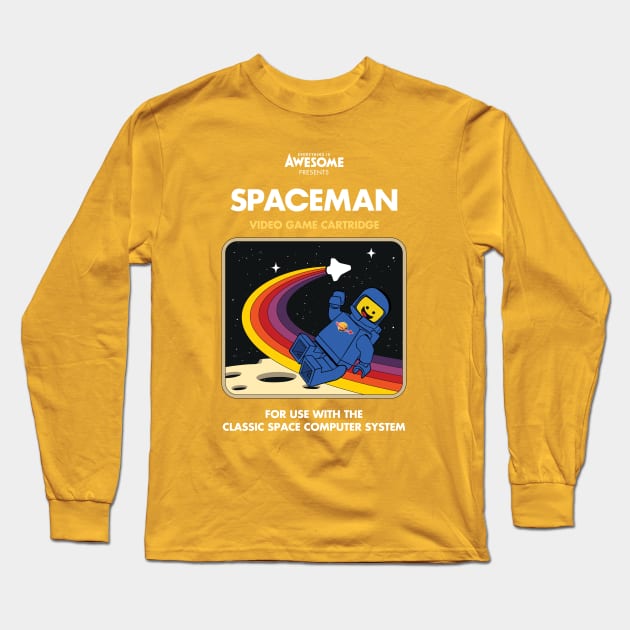 Spaceman 2 Long Sleeve T-Shirt by The Brick Dept
